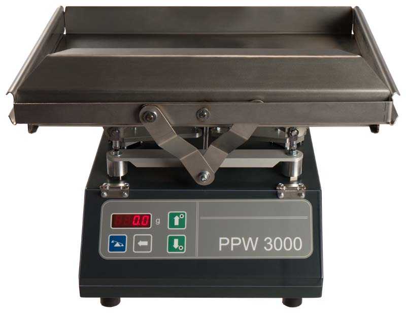 PPW 3000 Dispositivo de detección de peso de doble inclinación y alta velocidad para la fundición a presión de zinc
