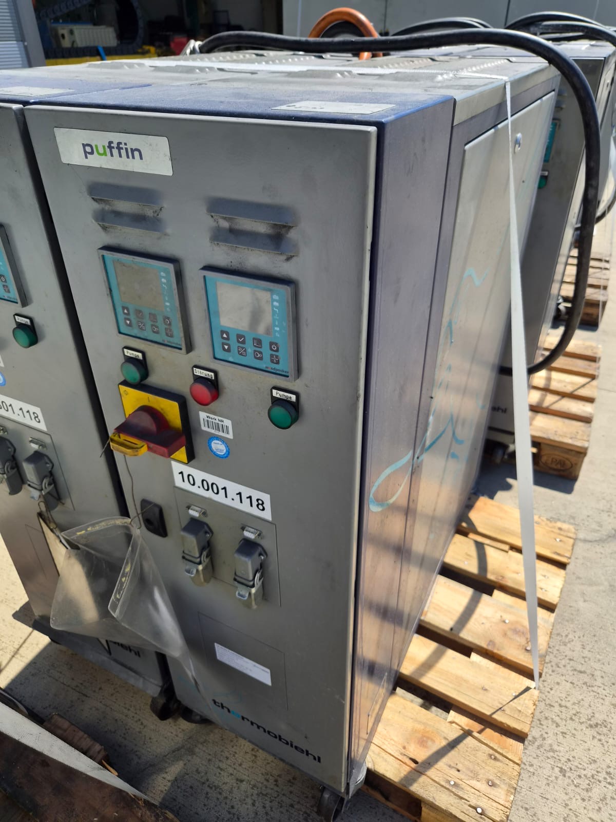 Unidad de control de la temperatura del aceite Robamat Thermocast 5212 ZU2201, usada