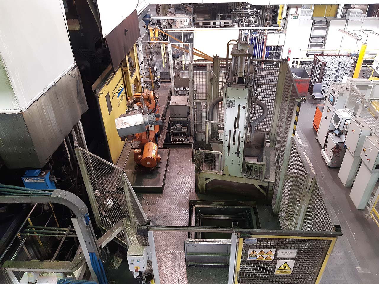 Frech GDK 1600-130 OC máquina de fundición a presión de cámara fría KK1637, usada Frech GDK 1600-130 OC máquina de fundición a presión de cámara fría KK1637, usada