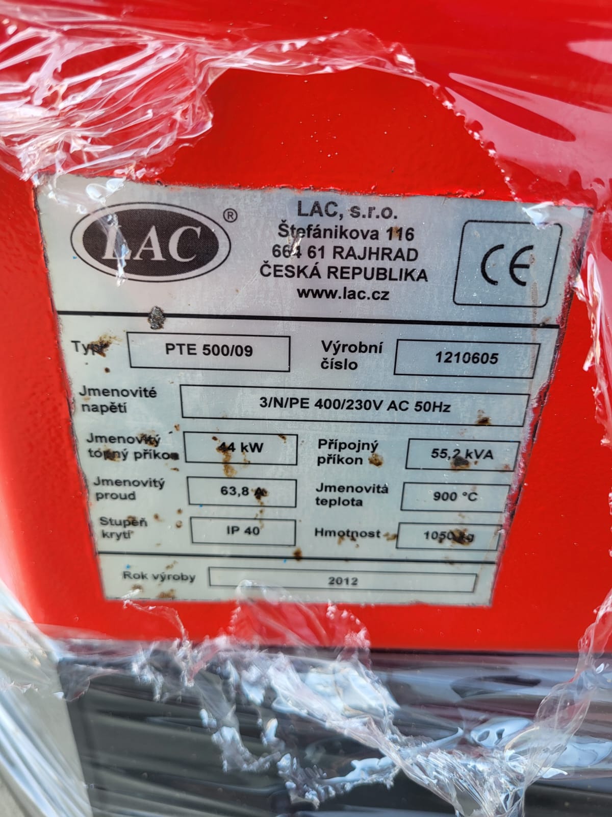Horno de mantenimiento LAC PTE 500/09 O1837, usado Horno de mantenimiento LAC PTE 500/09 O1837, usado