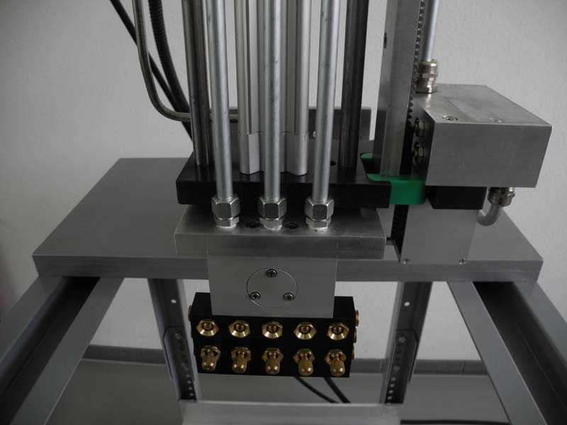 Unidad de pulverización neumática PSG 600 E con interruptor de límite