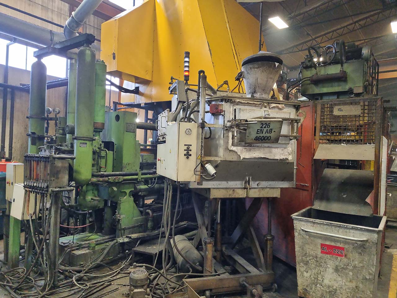 Máquina de fundición a presión de cámara fría IDRA OL 700 KK1621, usada Máquina de fundición a presión de cámara fría IDRA OL 700 KK1621, usada