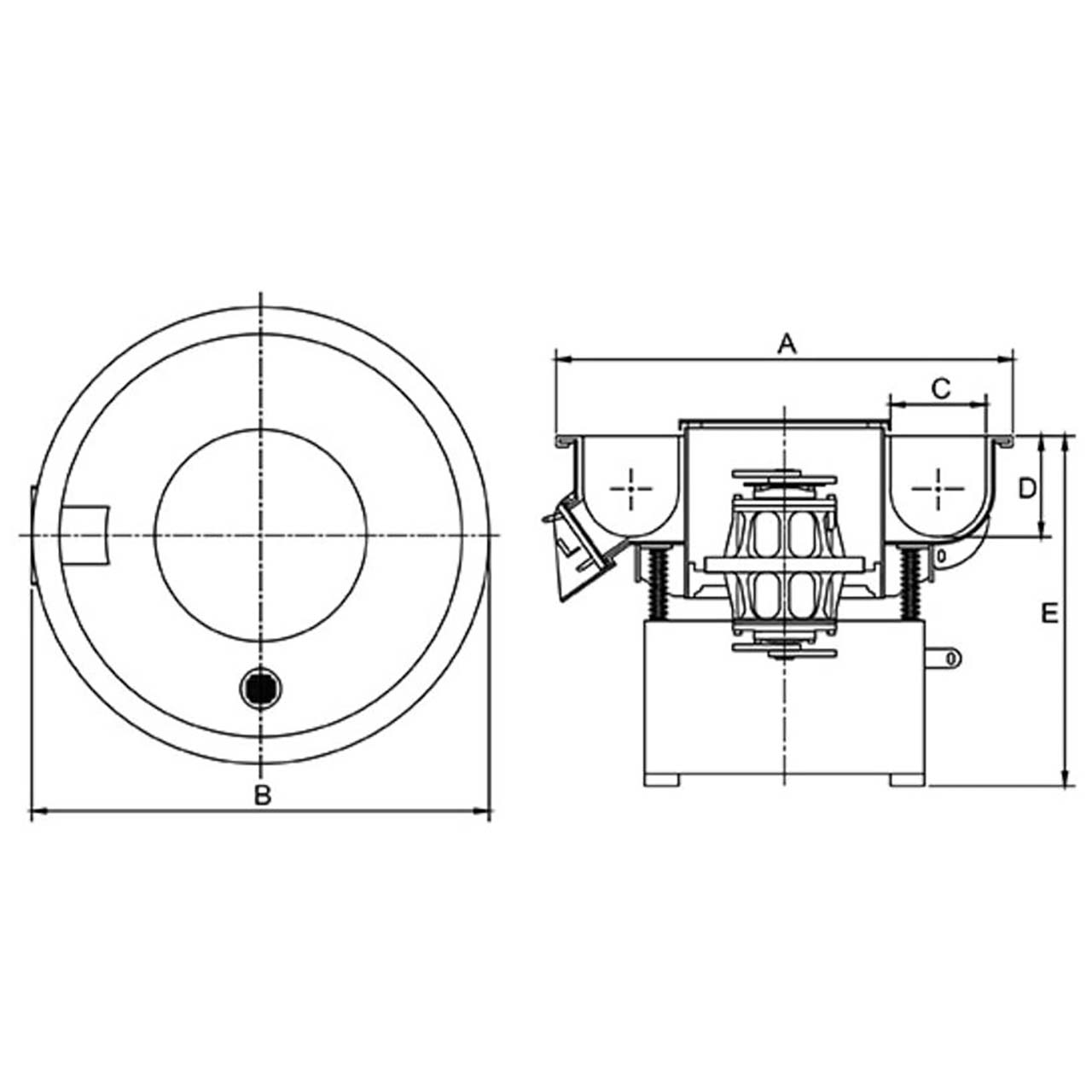 Walter Trowal S7 1 máquina de acabado vibratoria rotativa GA2229, usada