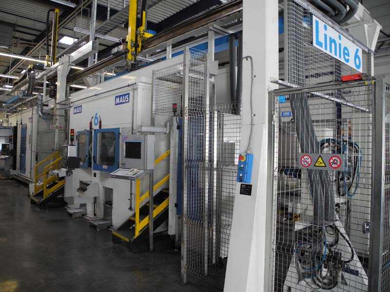 97f10d0d53872c5bb76ee53dee64d151 Centro de taladrado y torneado Maus para ruedas de aluminio línea 6, usado