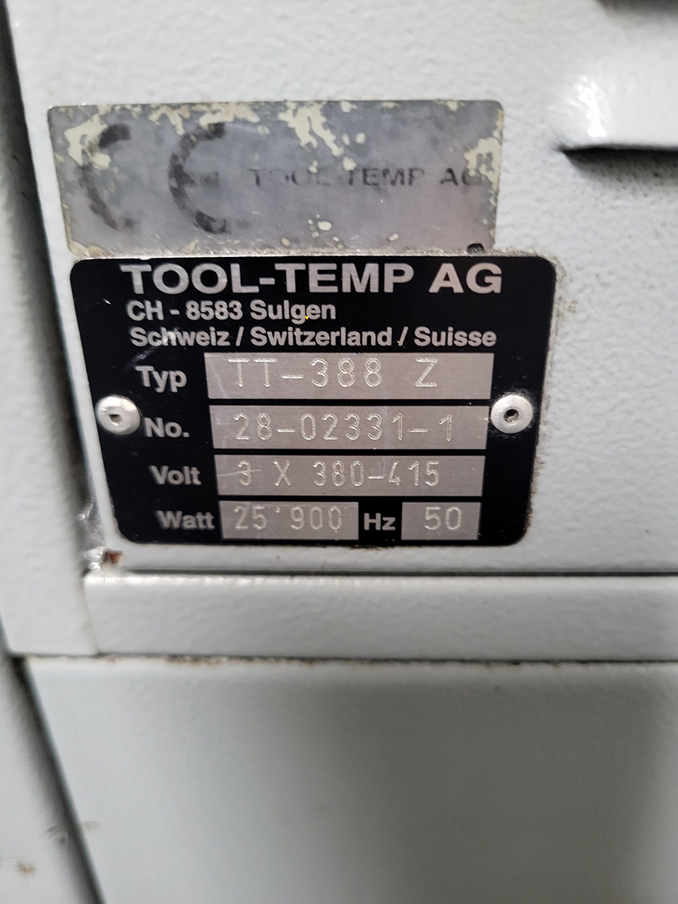 Unidad de control de temperatura Tool Temp TT-388/Z ZU2091, usada