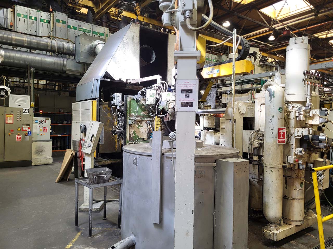 Máquina de fundición a presión de cámara fría Italpresse IP 550 SC KK1683, usada