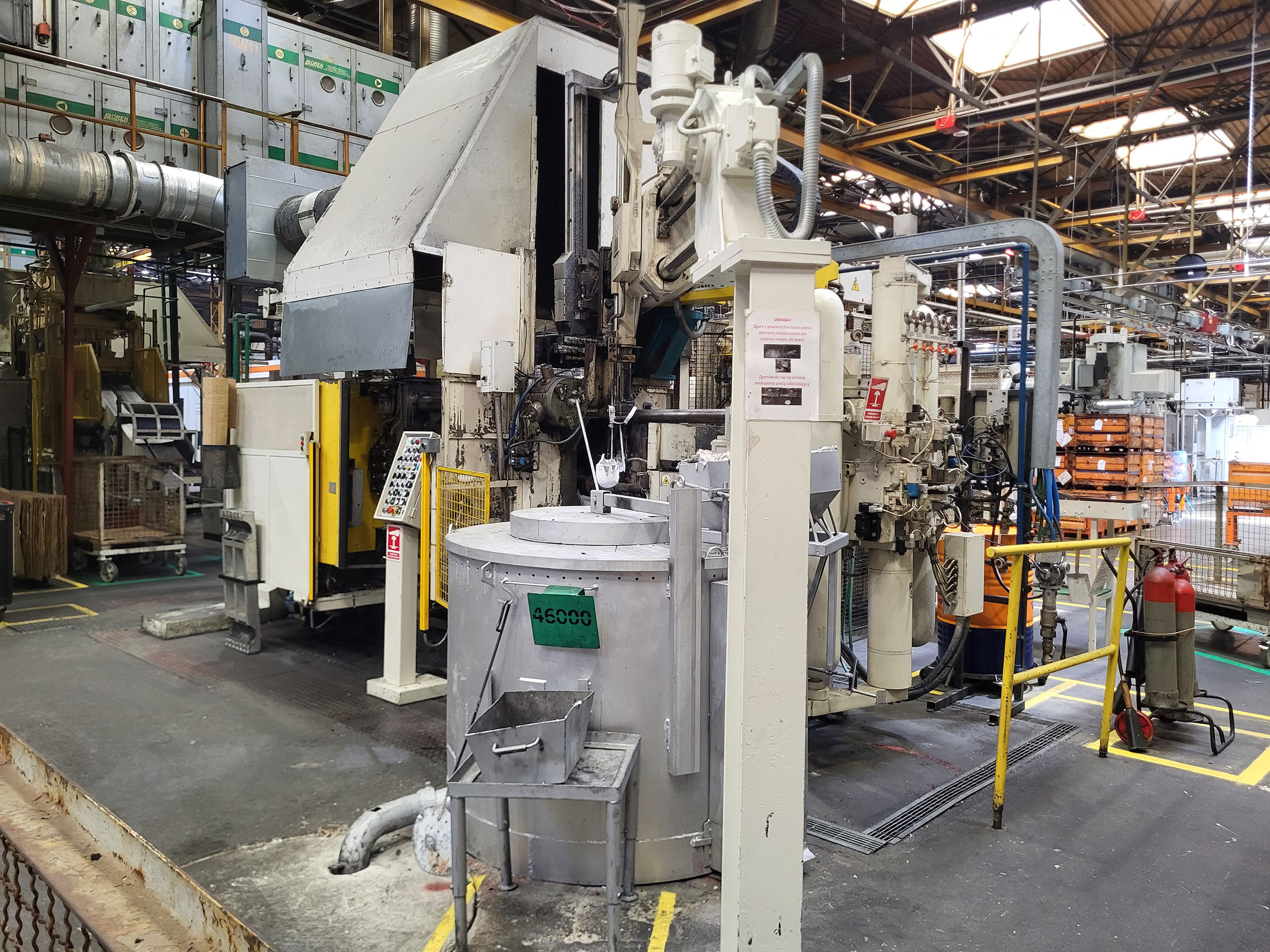 Máquina de fundición a presión de cámara fría Italpresse IP 400 SC KK1703, usada