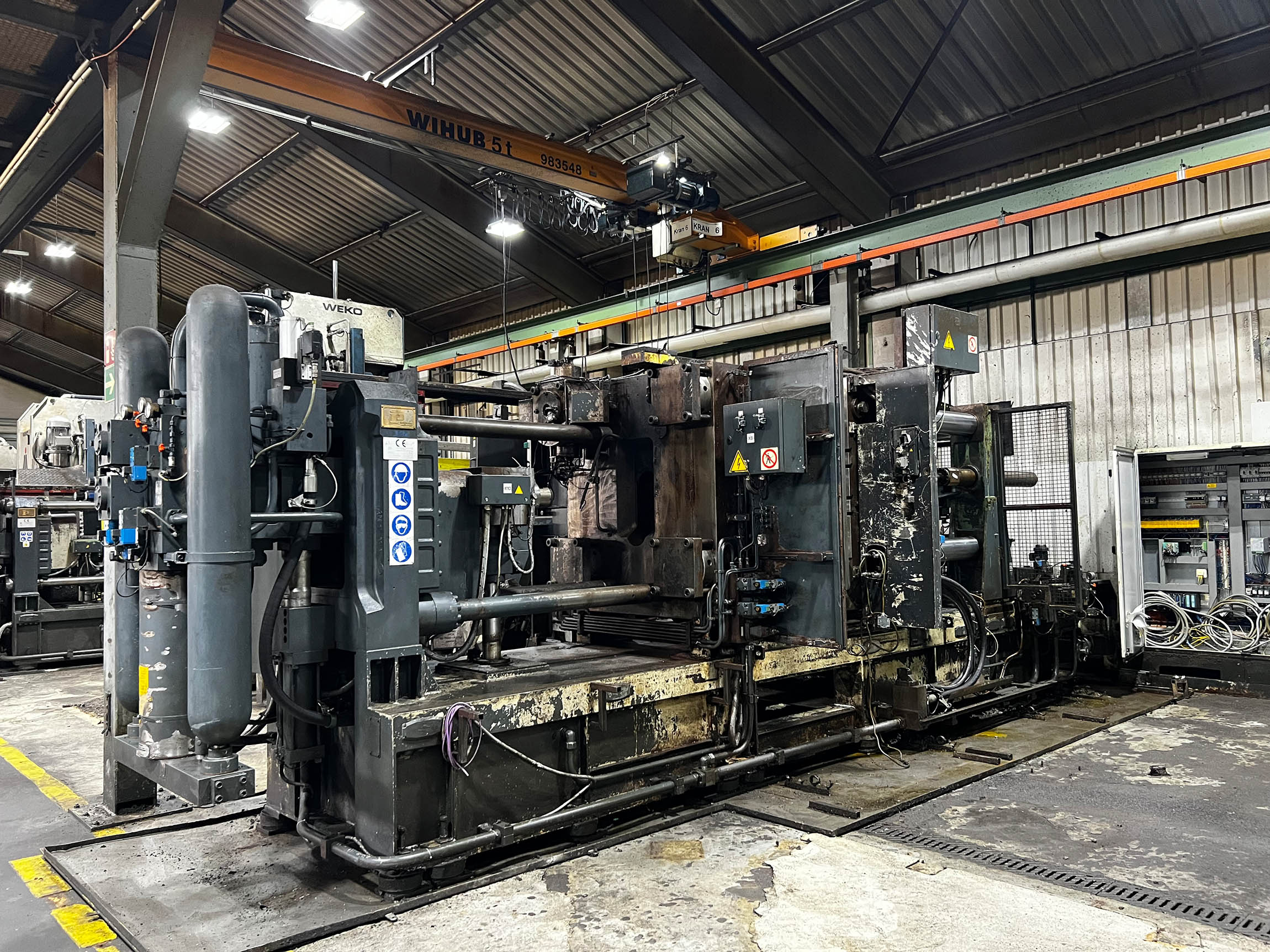 Máquina de fundición a presión de cámara fría Italpresse TF 800 KK1663, usada