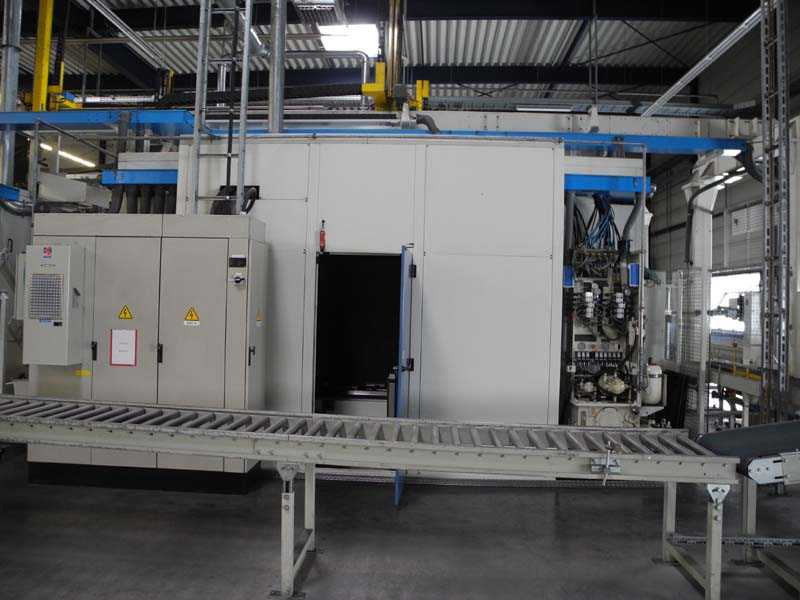 d85f02b759ab27e9a3e81c859fefe597 Centro de taladrado y torneado Maus para ruedas de aluminio línea 7, usado