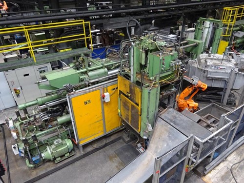 Oleo-Press-OP-1500-die-casting-cell-p6 Máquina de fundición a presión de cámara fría Oleo Press OL 1500 KK1589, usada