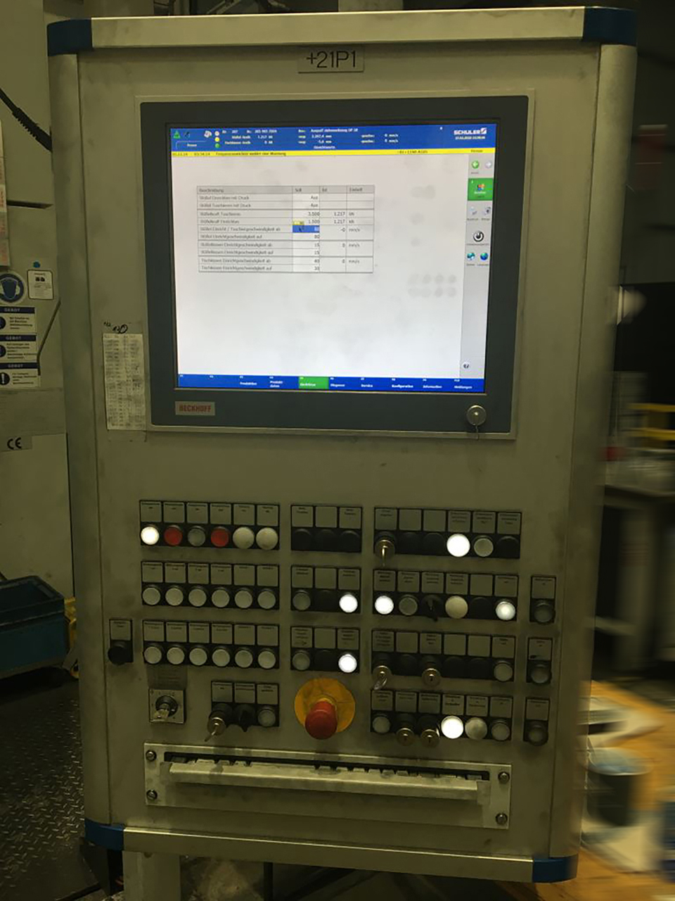 Schuler SHC-2500-5,0x2,5 Prensa de pruebas de puntería PR2489, usada