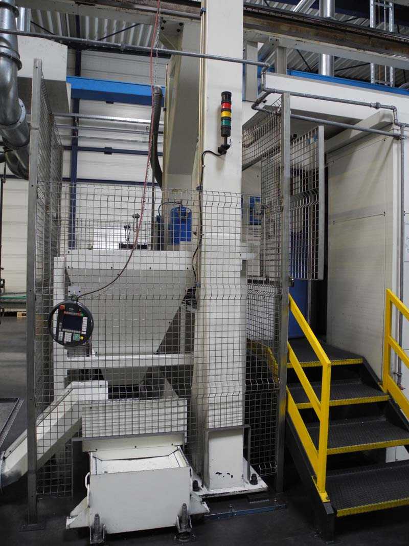e5b19004cd32c3b83b4a77a0eddd0a35 Centro de taladrado y torneado Maus para ruedas de aluminio línea 6, usado