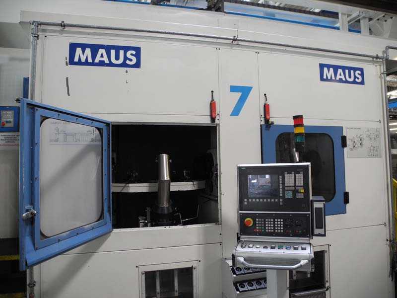 a51c14eeda97f90a46ef7a60d8ebfe8e Centro de taladrado y torneado Maus para ruedas de aluminio línea 7, usado