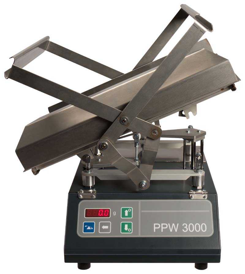 Báscula de alta velocidad de doble inclinación PPW 3000 para el control de la integridad de los componentes