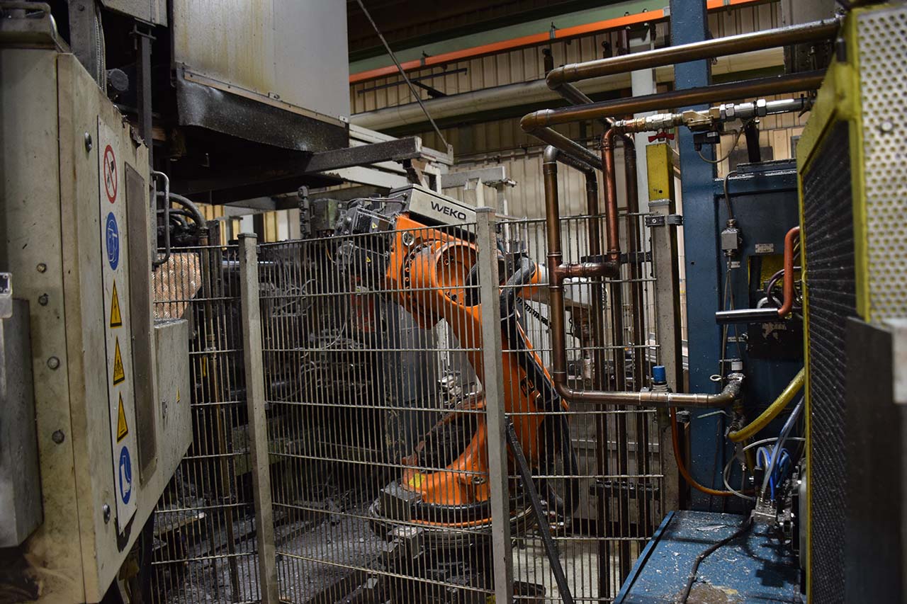 Máquina de fundición a presión de cámara fría Italpresse IP 550 TC KK1664, usada