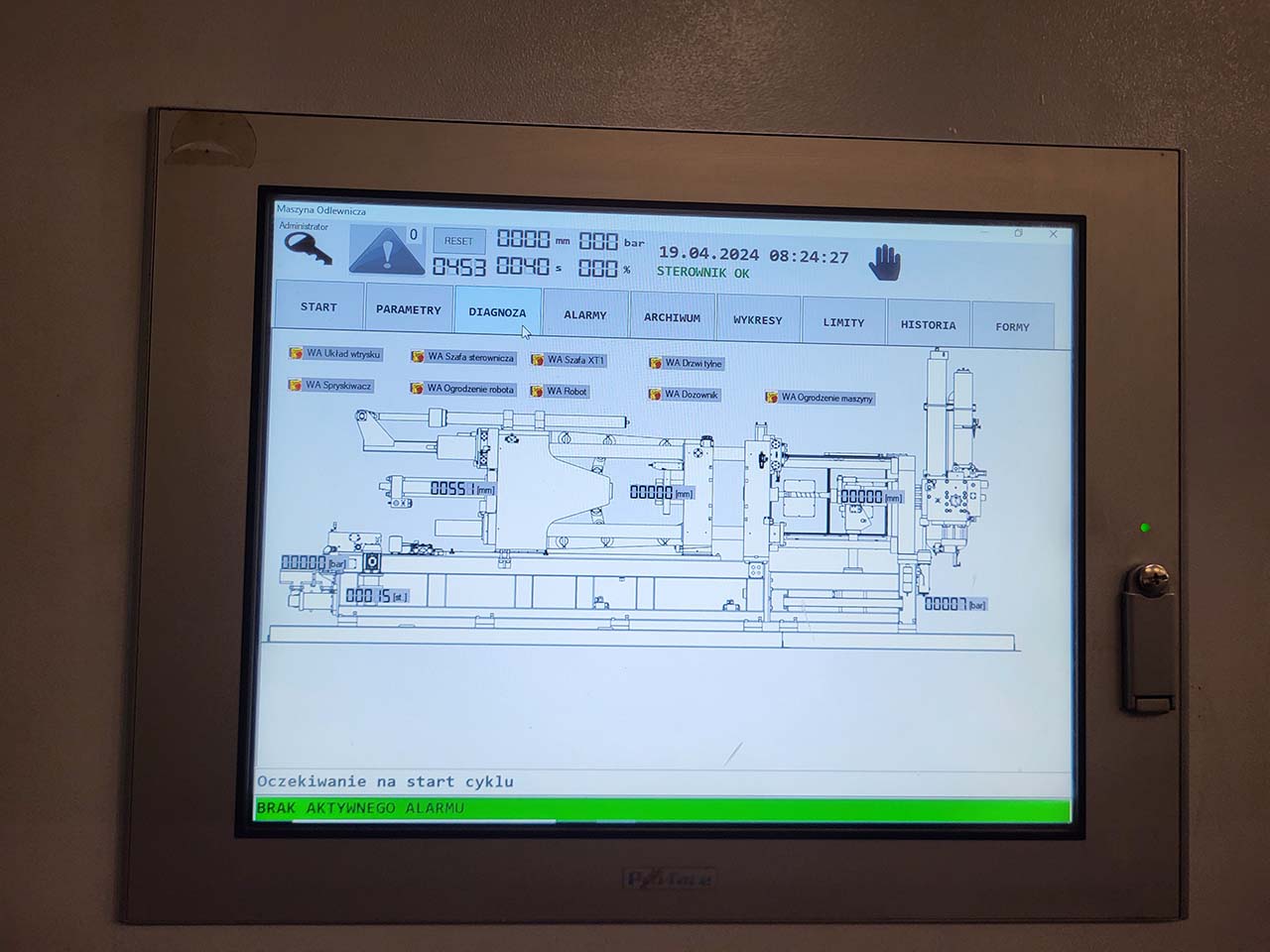 LK CDCM 400 SQ máquina de fundición a presión de cámara fría KK1622, usada