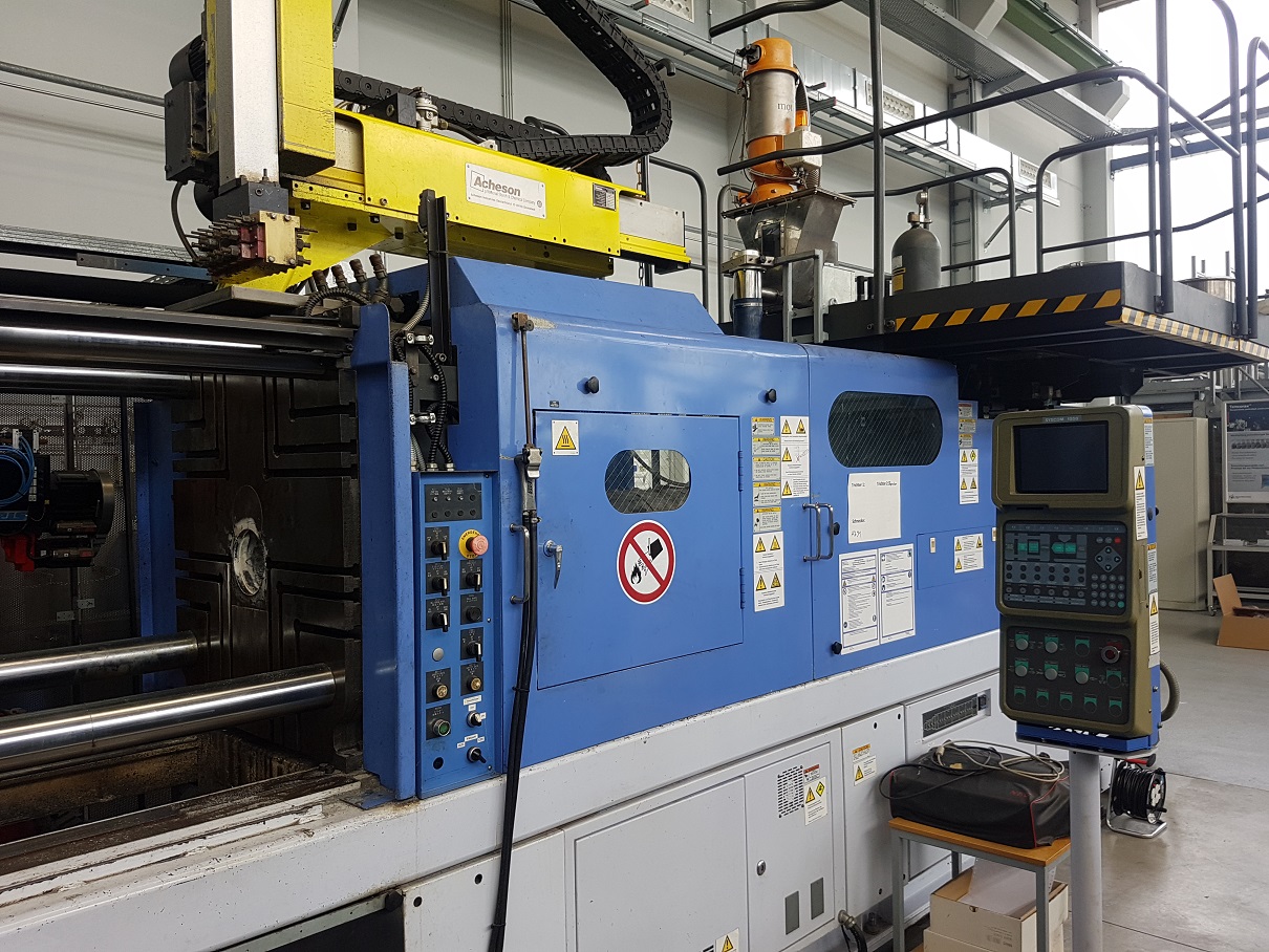 JSW JLM 220-MG Máquina de tixomoldeo de magnesio KK1669, usada