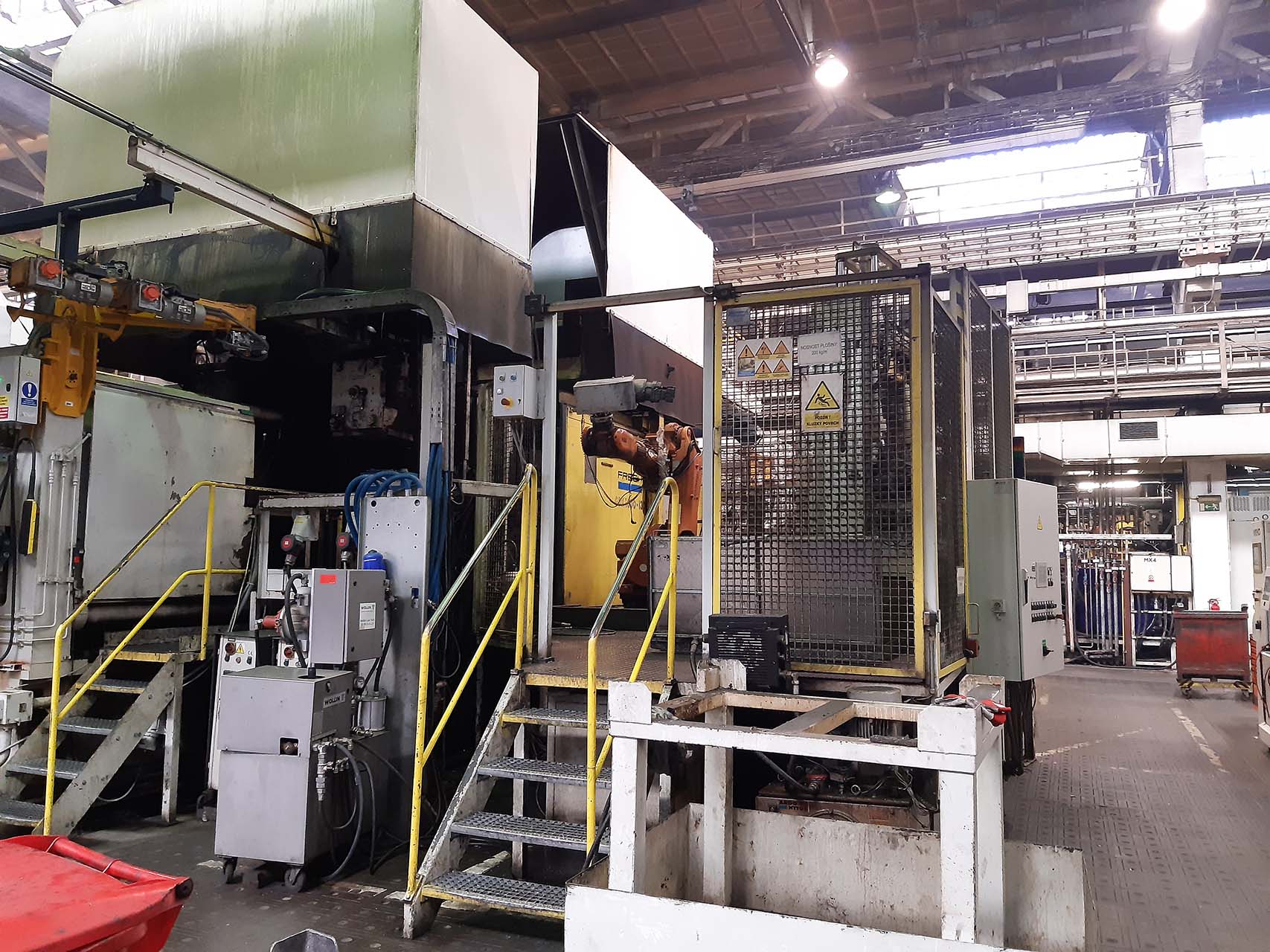 Frech GDK 1600-130 OC máquina de fundición a presión de cámara fría KK1637, usada Frech GDK 1600-130 OC máquina de fundición a presión de cámara fría KK1637, usada