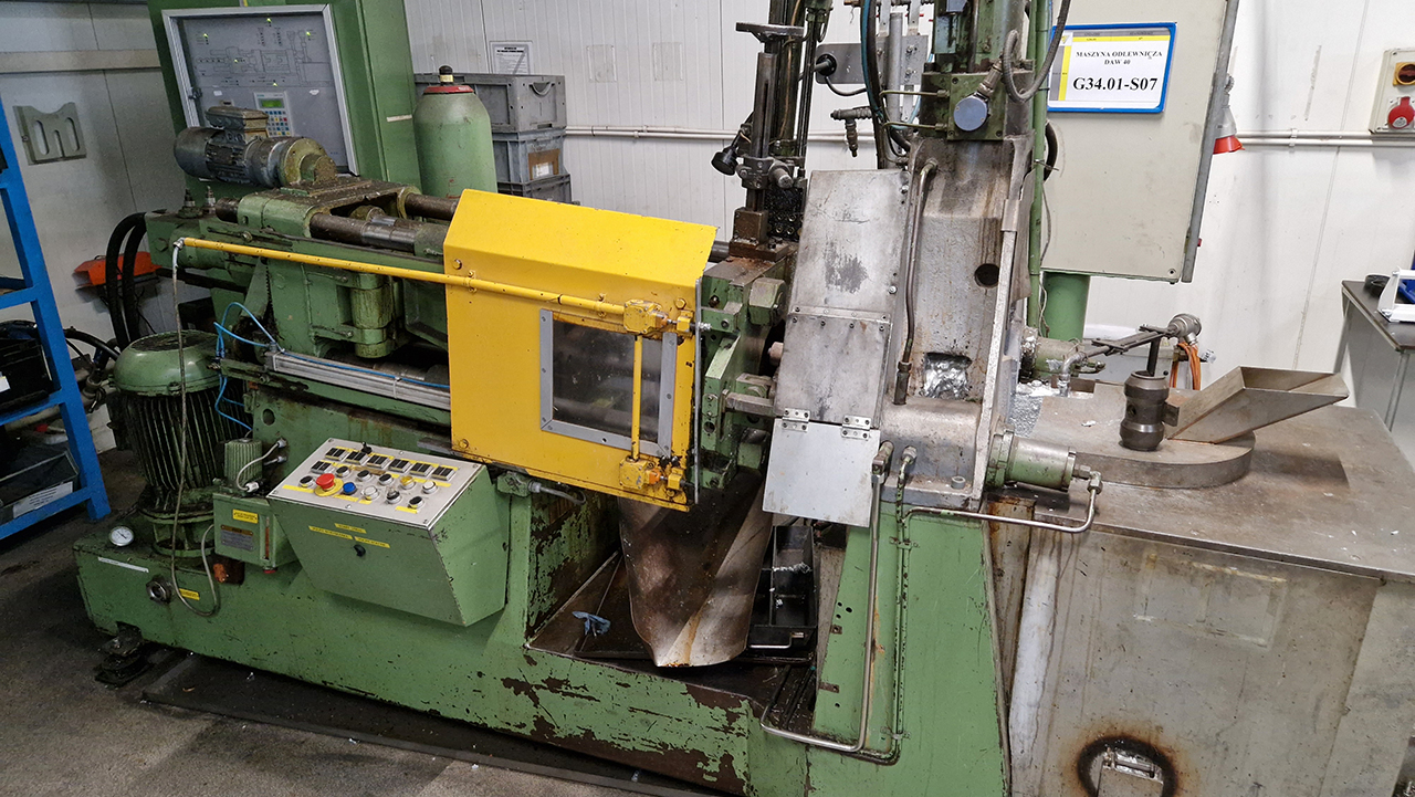 Máquina de fundición a presión de cámara caliente Frech DAW 40 WK1432, usada Máquina de fundición a presión de cámara caliente Frech DAW 40 WK1432, usada