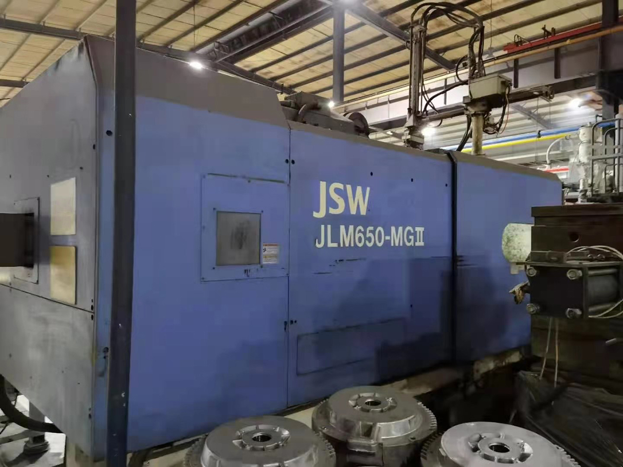 JSW JLM 650-MGII Máquina de tixomoldeo de magnesio WK1452, usada