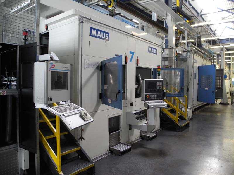 fa6e47fb21c1205197054c0e92e2229d Centro de taladrado y torneado Maus para ruedas de aluminio línea 7, usado